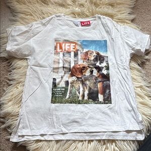 Zara kids girls Life tee